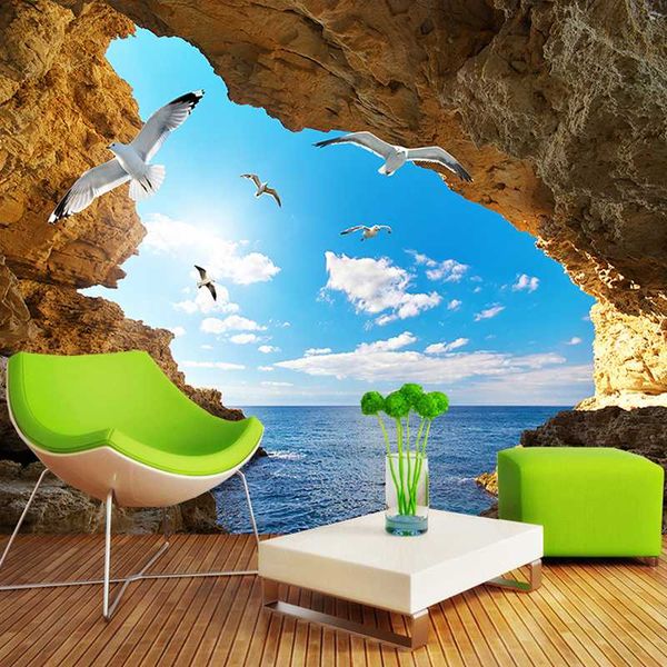 wallpapers custom po wallpaper murals 3d blue sky white clouds seagulls cave landscape mural wall home interior decoration paper
wallpapers custom po wallpaper murals 3d blue sky white clouds seagulls cave landscape mural wall home interior decoration paper
