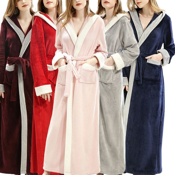 women's sleepwear women pajamas beauty salon bathrobe thick section autumn and winter plus long fashion velvet robe flannel, Black;red
women's sleepwear women pajamas beauty salon bathrobe thick section autumn and winter plus long fashion velvet robe flannel, Black;red