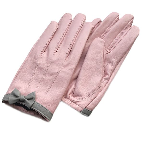 women' short design sheepskin gloves genuine leather gloves bow design pink motorcycle glove, Blue;gray
women' short design sheepskin gloves genuine leather gloves bow design pink motorcycle glove, Blue;gray