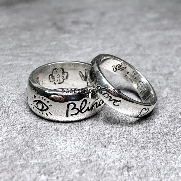blind for love luxury designers jewelry women rings men fashion sterling silver couple ring engagement wedding vintage ring gg
blind for love luxury designers jewelry women rings men fashion sterling silver couple ring engagement wedding vintage ring gg