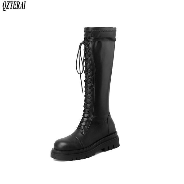 boots qzyerai style knee women motorcycle outdoor warm female bottom of the thick winter shoes, Black
boots qzyerai style knee women motorcycle outdoor warm female bottom of the thick winter shoes, Black