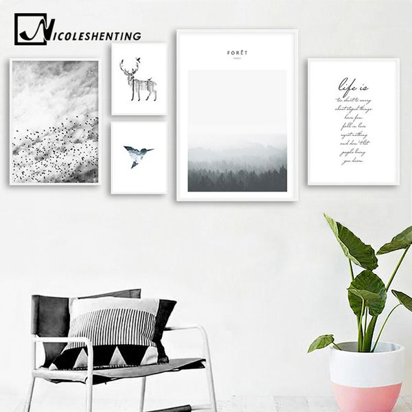 scandinavian deer forest landscape canvas poster life quote nordic style wall art print painting decoration picture home decor
scandinavian deer forest landscape canvas poster life quote nordic style wall art print painting decoration picture home decor