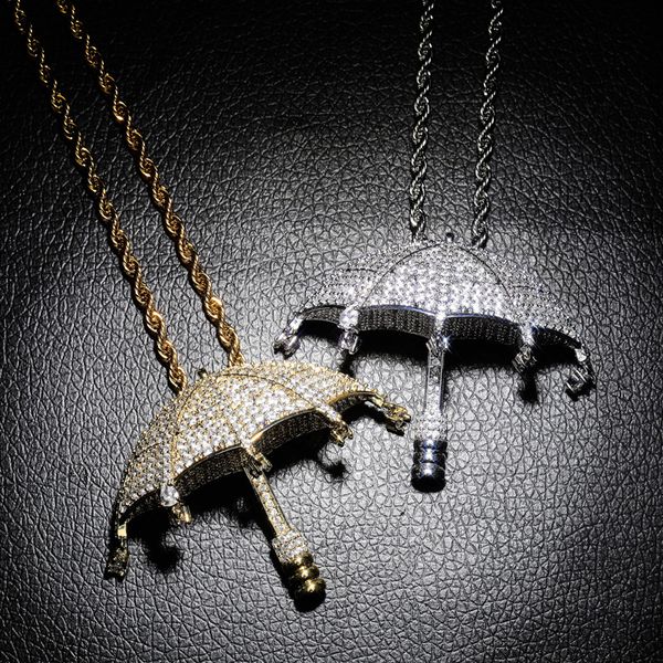 cross-border selling umbrella copper inlaid zircon pendant hip-hop personality hip-hop necklace factory direct sales, Silver
cross-border selling umbrella copper inlaid zircon pendant hip-hop personality hip-hop necklace factory direct sales, Silver