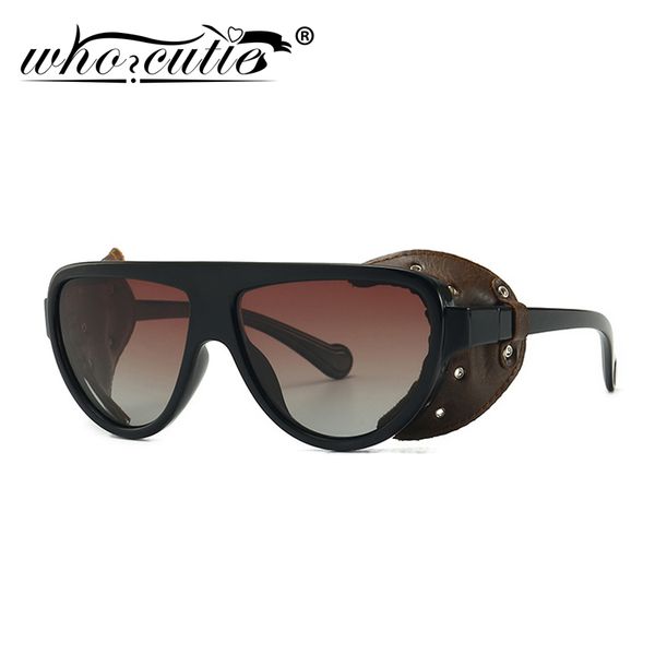 who cutie 2020 vintage steampunk polarized sunglasses women men brand design cat eye stylish sun glasses shades male female s140, White;black
who cutie 2020 vintage steampunk polarized sunglasses women men brand design cat eye stylish sun glasses shades male female s140, White;black