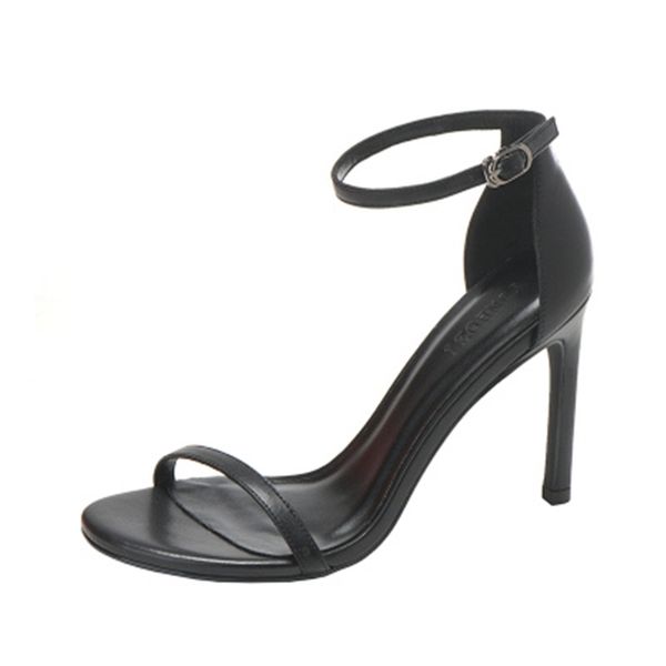 one-word buckle sandals women 2020 summer new stiletto all-match french girl fairy style high-heeled women's shoes, Black
one-word buckle sandals women 2020 summer new stiletto all-match french girl fairy style high-heeled women's shoes, Black