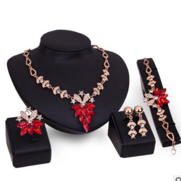 jewelry jewelry set for wedding jewelry red flower necklace bracelets earrings rings for women fashion, Slivery;golden
jewelry jewelry set for wedding jewelry red flower necklace bracelets earrings rings for women fashion, Slivery;golden