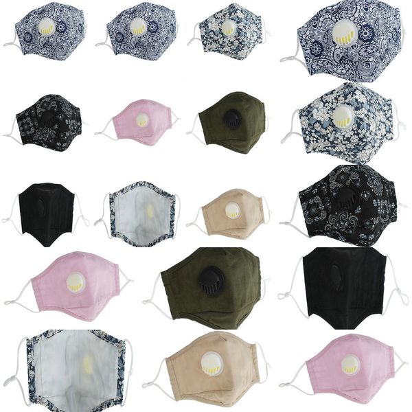 new pm2.5 reusable washable face anti-dust 2020 mask masks valve protective cotton face ma uk19 0rwb1