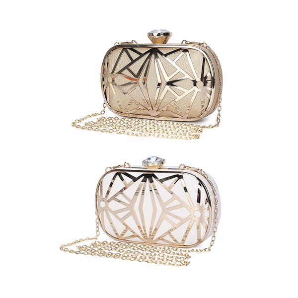 women evening bags exquisite leather handbag metal hollow designer wedding party clutch purse
women evening bags exquisite leather handbag metal hollow designer wedding party clutch purse