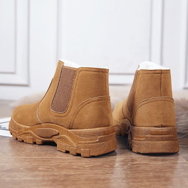 winter shoes plus velvet warmth retention material shoes network red martin boots northeast snow boots slip-on lady -40, Black 
winter shoes plus velvet warmth retention material shoes network red martin boots northeast snow boots slip-on lady -40, Black