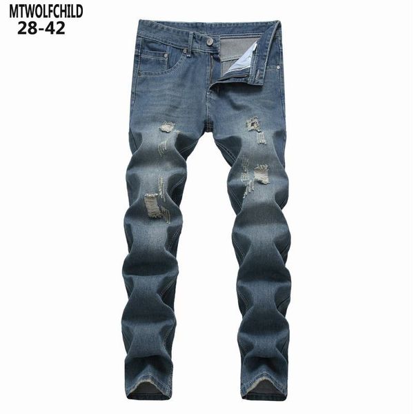 fashion good quality mens denim pants distressed hole jeans casual straight masculino long trousers blue mens jeans
fashion good quality mens denim pants distressed hole jeans casual straight masculino long trousers blue mens jeans