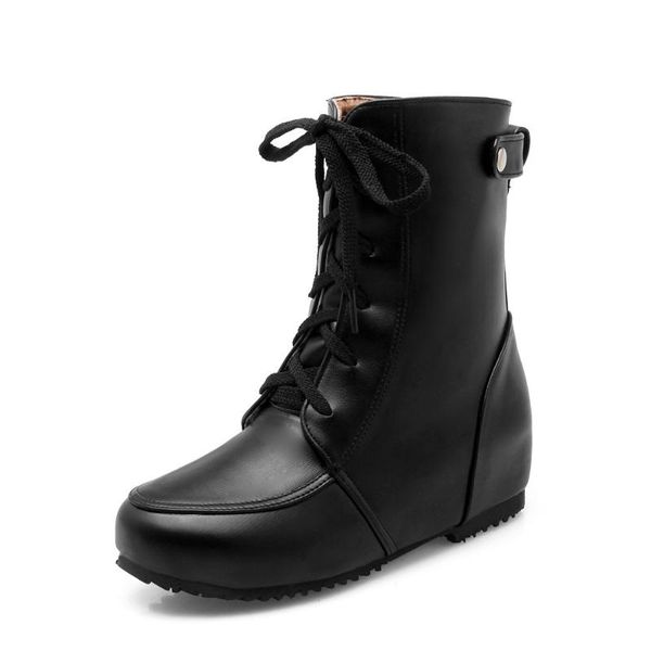 круглый toe женщина плоский boots клин обувь ботильоны женские узелок роскошная low rock кожа большой размер резиновой моды клинья, Black
круглый toe женщина плоский boots клин обувь ботильоны женские узелок роскошная low rock кожа большой размер резиновой моды клинья, Black