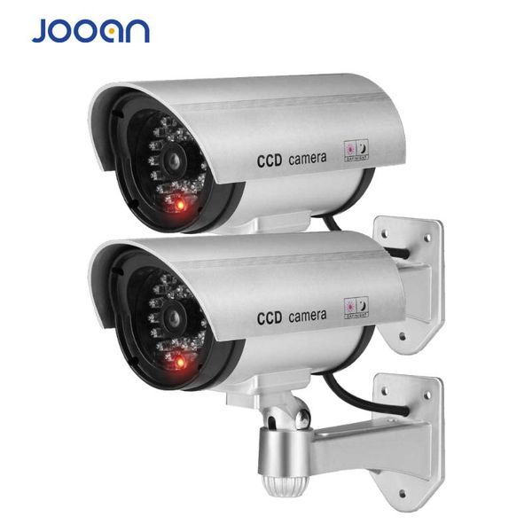 2pcs dummy fake camera cctv surveillance camera shop home security led light simulation waterproof outdoor
2pcs dummy fake camera cctv surveillance camera shop home security led light simulation waterproof outdoor