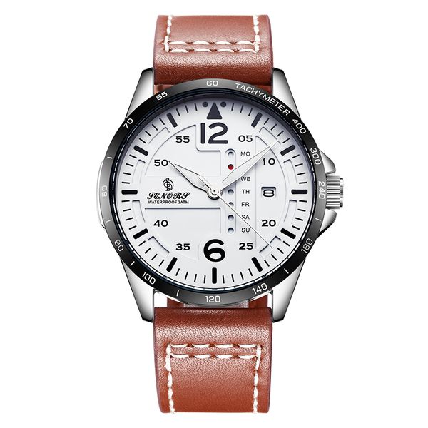 Mayforest Sport Quartz Men Watches Waterproof Brown Genuine Leather Japan Movement Day Date Brands business watch, Slivery;brown
Mayforest Sport Quartz Men Watches Waterproof Brown Genuine Leather Japan Movement Day Date Brands business watch, Slivery;brown