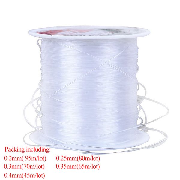 none-elastic crystal fish line transparent handmade beaded thread for diy jewelry making bracelet beading accessory wedding deco
none-elastic crystal fish line transparent handmade beaded thread for diy jewelry making bracelet beading accessory wedding deco