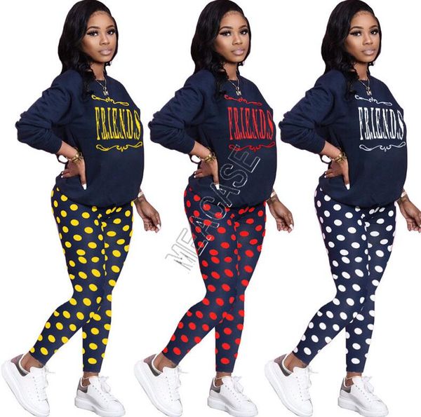 женщины tracksuit дизайнер dots друзья письмо printed сыпучего длинный рукав толстовка брюки леггинсы двухкусочный нижнее спортивный костюм, Gray
женщины tracksuit дизайнер dots друзья письмо printed сыпучего длинный рукав толстовка брюки леггинсы двухкусочный нижнее спортивный костюм, Gray