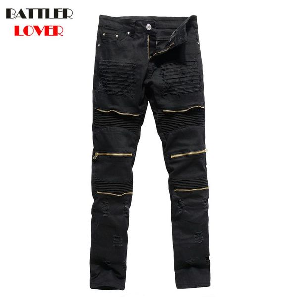 2020 punk jeans men moto biker jeans denim trousers mens hip hop pant hombre zipper casual brand clothing slim fit pants, Blue
2020 punk jeans men moto biker jeans denim trousers mens hip hop pant hombre zipper casual brand clothing slim fit pants, Blue