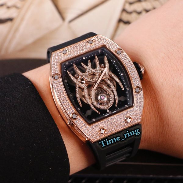 version rm19-01 skeleton diamond dial rose gold diamond case automatic mechanical movement rm19-01 mens watch rubber strap brand watches, Slivery;brown
version rm19-01 skeleton diamond dial rose gold diamond case automatic mechanical movement rm19-01 mens watch rubber strap brand watches, Slivery;brown