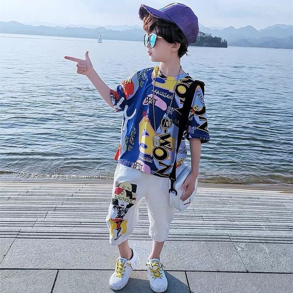 2020 kids boys clothes boy summer clothing sets short sleeves print shirt+ pant suits children clothing, White
2020 kids boys clothes boy summer clothing sets short sleeves print shirt+ pant suits children clothing, White