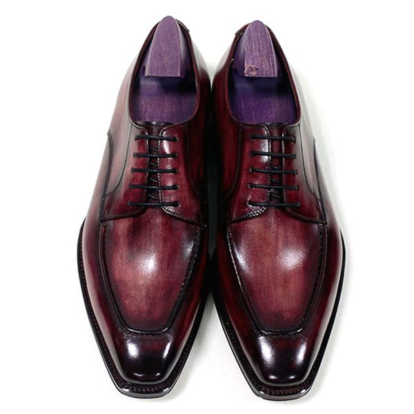 quality men dress shoes oxfords shoes handmade shoes square toe derby genuine calf leather color patina red brown, Black
quality men dress shoes oxfords shoes handmade shoes square toe derby genuine calf leather color patina red brown, Black