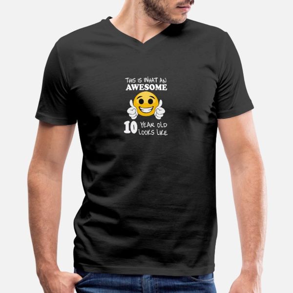 this is what an awesome 10 year old looks like t shirt men design tee shirt o-neck novelty famous comfortable spring standard shirt
this is what an awesome 10 year old looks like t shirt men design tee shirt o-neck novelty famous comfortable spring standard shirt