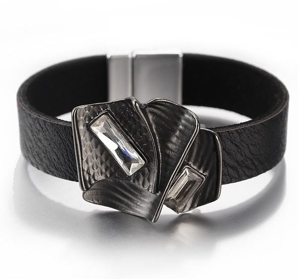 amorcome brand designer leather bracelet women jewelry 2020 elegant crystal metal charm ladie wide wrap bracelets female002, Golden;silver
amorcome brand designer leather bracelet women jewelry 2020 elegant crystal metal charm ladie wide wrap bracelets female002, Golden;silver