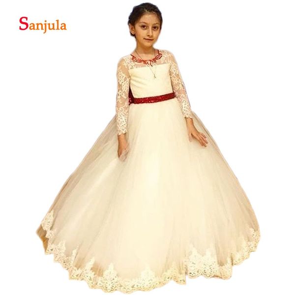 girl's dresses ivory tulle ball gown flower girls red sequins bow gorgeous party dress for kids first communion d594, Red;yellow
girl's dresses ivory tulle ball gown flower girls red sequins bow gorgeous party dress for kids first communion d594, Red;yellow