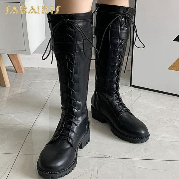 sarairis 2020 big size 44 chunky heels winter add fur shoes woman fashion brand shoelaces riding boots female, Black
sarairis 2020 big size 44 chunky heels winter add fur shoes woman fashion brand shoelaces riding boots female, Black