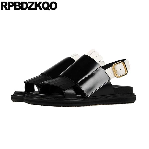 summer women sandals flat casual open toe fringe genuine leather comfortable designer slingback shoes black 2020
summer women sandals flat casual open toe fringe genuine leather comfortable designer slingback shoes black 2020