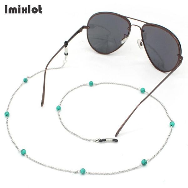 мода из нержавеющей стали eyeglass цепи для женщин зеленый камень бисера солнцезащитные очки цепь eyewears шнура держатель шейный ремешок, Silver
мода из нержавеющей стали eyeglass цепи для женщин зеленый камень бисера солнцезащитные очки цепь eyewears шнура держатель шейный ремешок, Silver