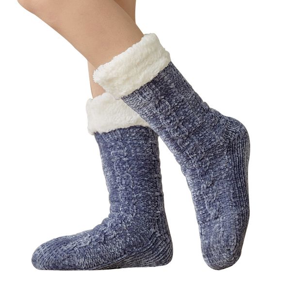 sunny everest socks women non-slip winter home indoor warm floor socks plush thick size 35-42, Black
sunny everest socks women non-slip winter home indoor warm floor socks plush thick size 35-42, Black