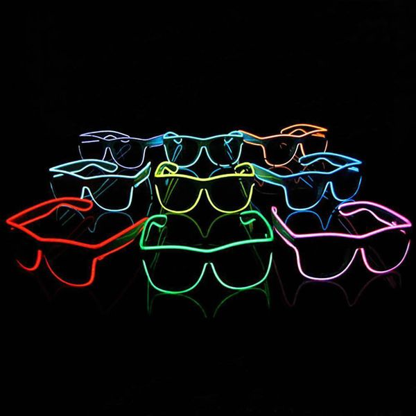 women sunglasses new neon led light up shutter shaped glow sun glasses rave costume party dj bright sunglasses, White;black
women sunglasses new neon led light up shutter shaped glow sun glasses rave costume party dj bright sunglasses, White;black