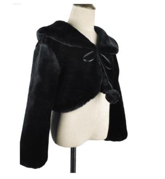long sleeve black winter warm kids wrap cloak fur trim junior cape for girls dress cloth jacket shawl, Red;yellow
long sleeve black winter warm kids wrap cloak fur trim junior cape for girls dress cloth jacket shawl, Red;yellow