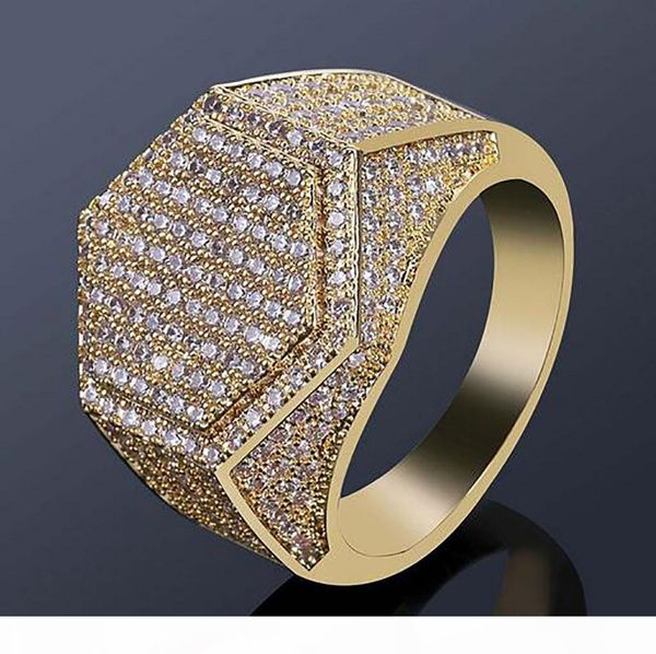 mens 18k gold plated geometric hexagon iced out pave cz bling ring full simulated diamonds stones gold silver rings with gift box, Golden;silver
mens 18k gold plated geometric hexagon iced out pave cz bling ring full simulated diamonds stones gold silver rings with gift box, Golden;silver