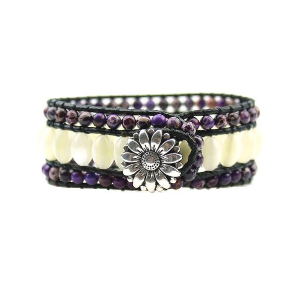 tennis drop oval shell and natual emperor beads stone sunflower button wrap statment wrist bracelet jewelry for gift, Golden;silver
tennis drop oval shell and natual emperor beads stone sunflower button wrap statment wrist bracelet jewelry for gift, Golden;silver