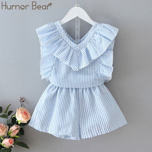 humor bear girls clothing set 2020 korean summer new striped ruffle t-shirt+pants kids suit toddler baby children's clothes, White
humor bear girls clothing set 2020 korean summer new striped ruffle t-shirt+pants kids suit toddler baby children's clothes, White