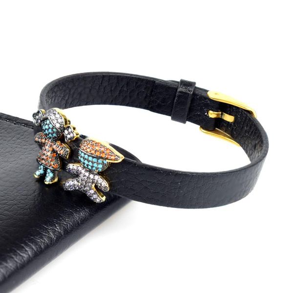 trendy rainbow cz zircon boy girl family beads charms bracelet leather bracelet for male women party couple gift, Golden;silver
trendy rainbow cz zircon boy girl family beads charms bracelet leather bracelet for male women party couple gift, Golden;silver