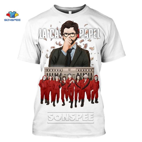 summer la casa de papel money heist tv series house of paper 3d print shirts kawaii humor plus size men clothing 
summer la casa de papel money heist tv series house of paper 3d print shirts kawaii humor plus size men clothing