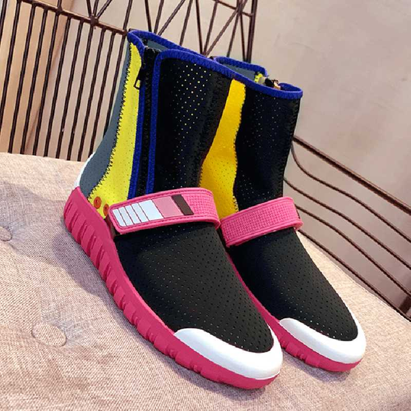 women shoes mixed color mesh air mid-calf boots flat casual zipper spring autumn shoes comfy ladies botas mujer fashion hot, Black
women shoes mixed color mesh air mid-calf boots flat casual zipper spring autumn shoes comfy ladies botas mujer fashion hot, Black