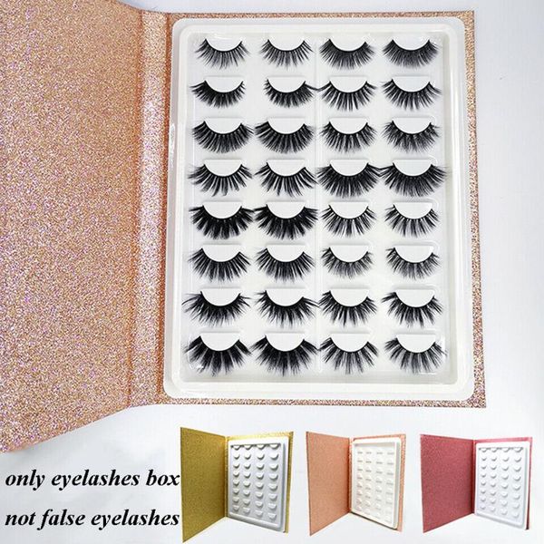 false eyelashes 16 pairs/box reusable 3d display card lashes container packaging box sample catalog
false eyelashes 16 pairs/box reusable 3d display card lashes container packaging box sample catalog