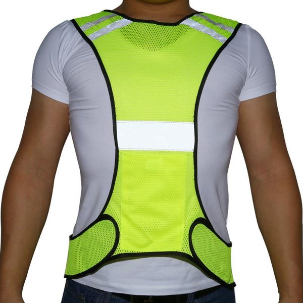 running jerseys outdoor sport high visibility night vest reflective stripes cycling safety warning traffic sports, Black;blue
running jerseys outdoor sport high visibility night vest reflective stripes cycling safety warning traffic sports, Black;blue