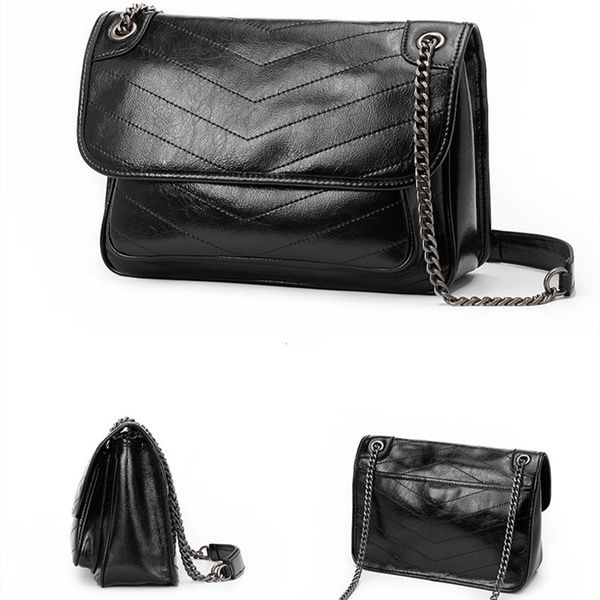 women's luxurious designer new fashion wax&oil leather chain strap flap messenger bag shoulder bag crossbody office daily
women's luxurious designer new fashion wax&oil leather chain strap flap messenger bag shoulder bag crossbody office daily