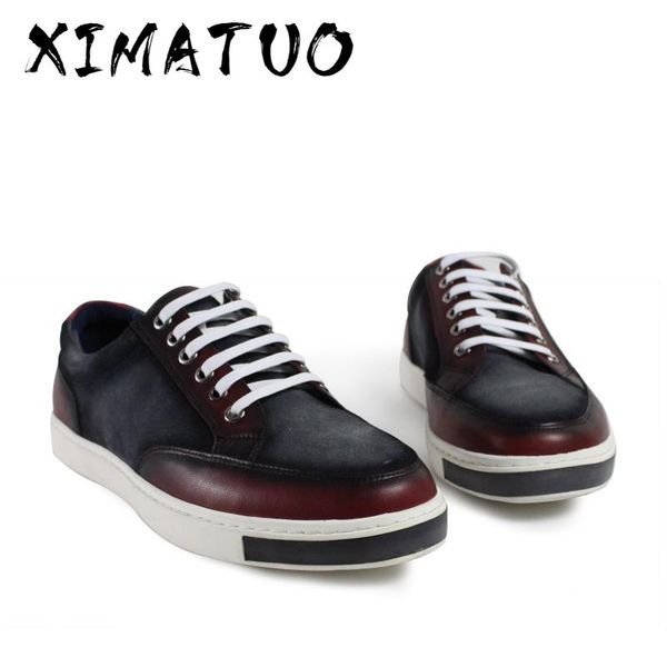 2020 handmade flat men's leisure shoes custom comfortable lace up fashion casual original design footwear, Black
2020 handmade flat men's leisure shoes custom comfortable lace up fashion casual original design footwear, Black