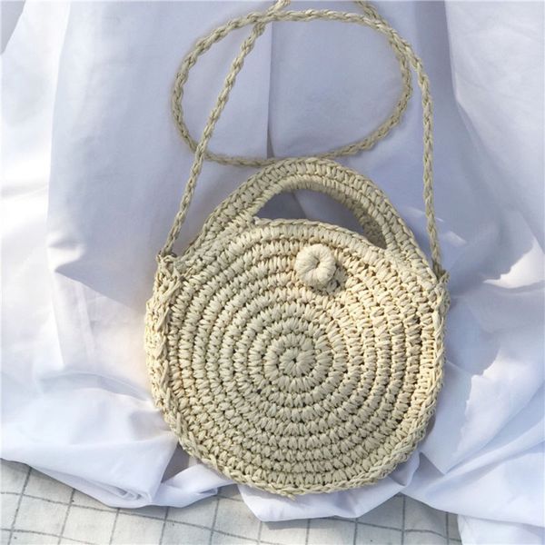 bohemian handmade rattan woven round handbag straw bag knitted messenger bags for women straw beach bag
bohemian handmade rattan woven round handbag straw bag knitted messenger bags for women straw beach bag