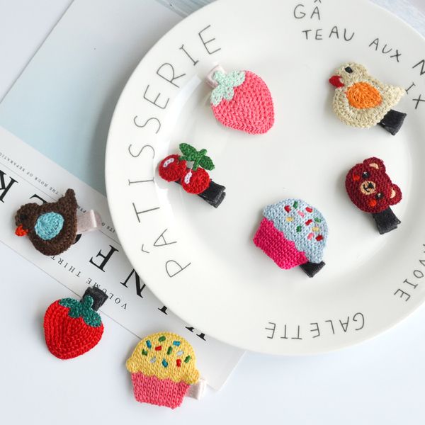 24pcs fashion cute crochet strawberry bird bear hairpins solid cupcake hair clips princess headwear boutique hair accessories, Slivery;white
24pcs fashion cute crochet strawberry bird bear hairpins solid cupcake hair clips princess headwear boutique hair accessories, Slivery;white