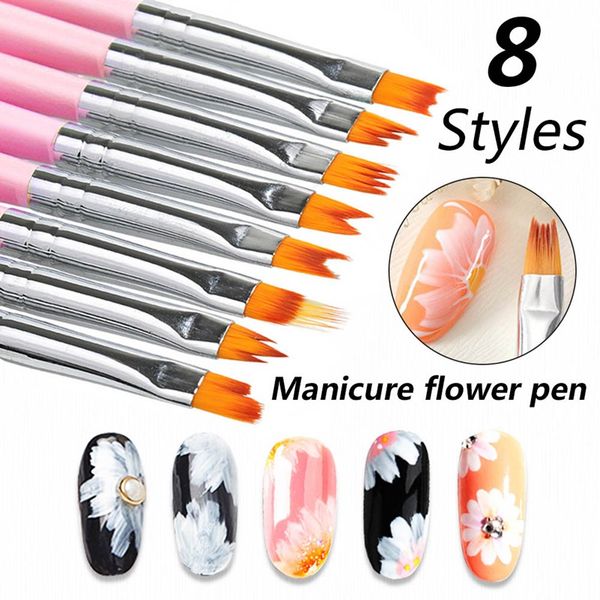 popular 8 pcs\/set nail art petals painting pen uv gel varnish building flowers drawing gradient pen brush tool, Yellow
popular 8 pcs\/set nail art petals painting pen uv gel varnish building flowers drawing gradient pen brush tool, Yellow
