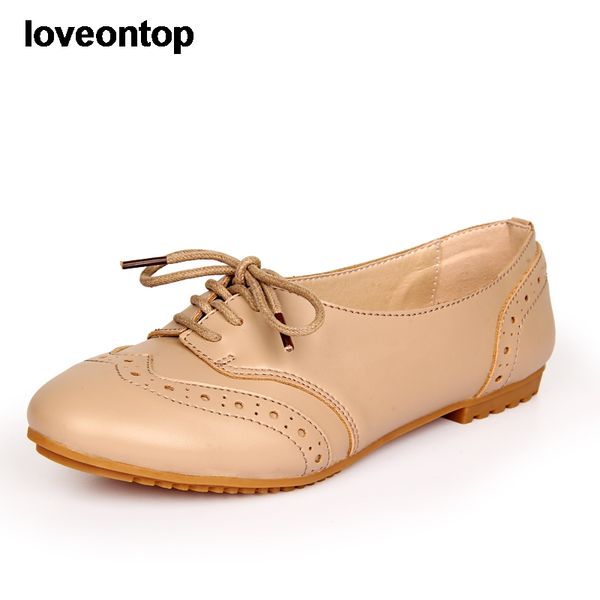 loveonautumn women brogues flats shoes woman leather derby casual soft brown lace up ladies oxford, Black
loveonautumn women brogues flats shoes woman leather derby casual soft brown lace up ladies oxford, Black