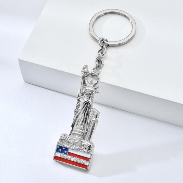 united states flag emboss pattern keychain statue of liberty silver color zinc alloy metal souvenir keyring for gift
united states flag emboss pattern keychain statue of liberty silver color zinc alloy metal souvenir keyring for gift