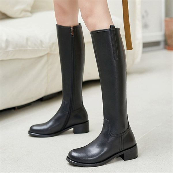pxelena plus size 34-42 natural genuine leather knee high riding boots med heel zip knight motorcycle long boots black brown
pxelena plus size 34-42 natural genuine leather knee high riding boots med heel zip knight motorcycle long boots black brown