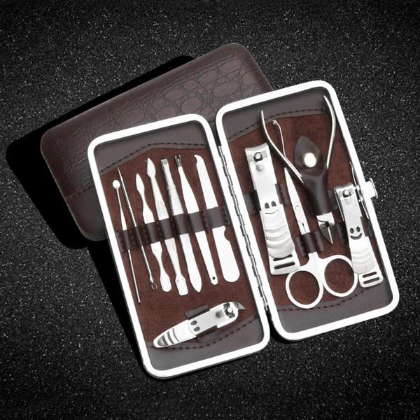 1 set 12 pcs of manicure tools stainless steel cutter cuticle clipper pedicure kit case gift nail tool
1 set 12 pcs of manicure tools stainless steel cutter cuticle clipper pedicure kit case gift nail tool
