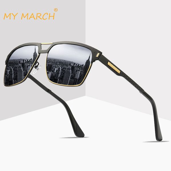 mymarch brand men's vintage square sunglasses polarized uv400 lens eyewear accessories male sun glasses for men oculos uv400, White;black
mymarch brand men's vintage square sunglasses polarized uv400 lens eyewear accessories male sun glasses for men oculos uv400, White;black